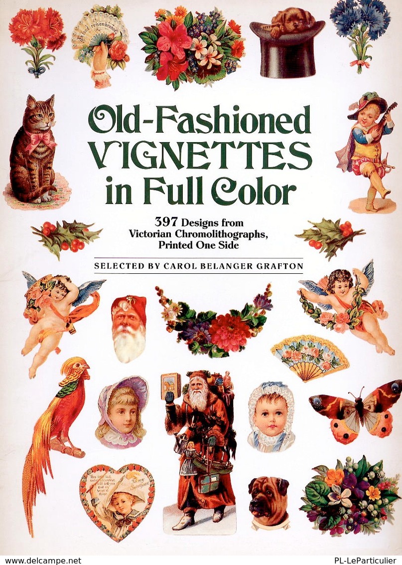 OId-Fashioned Vignettes In Full Color - Tätigkeiten/Malbücher