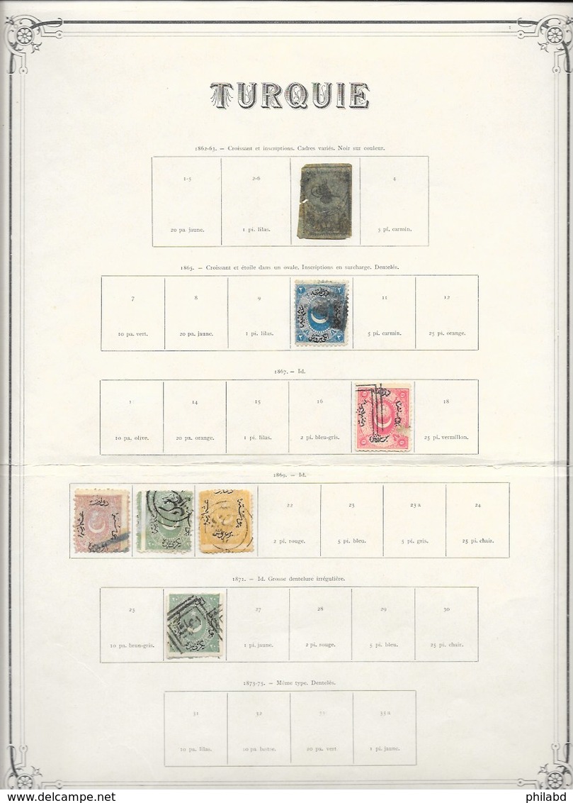 Turquie Classiques Lot 1862-1909 - Oblitérés