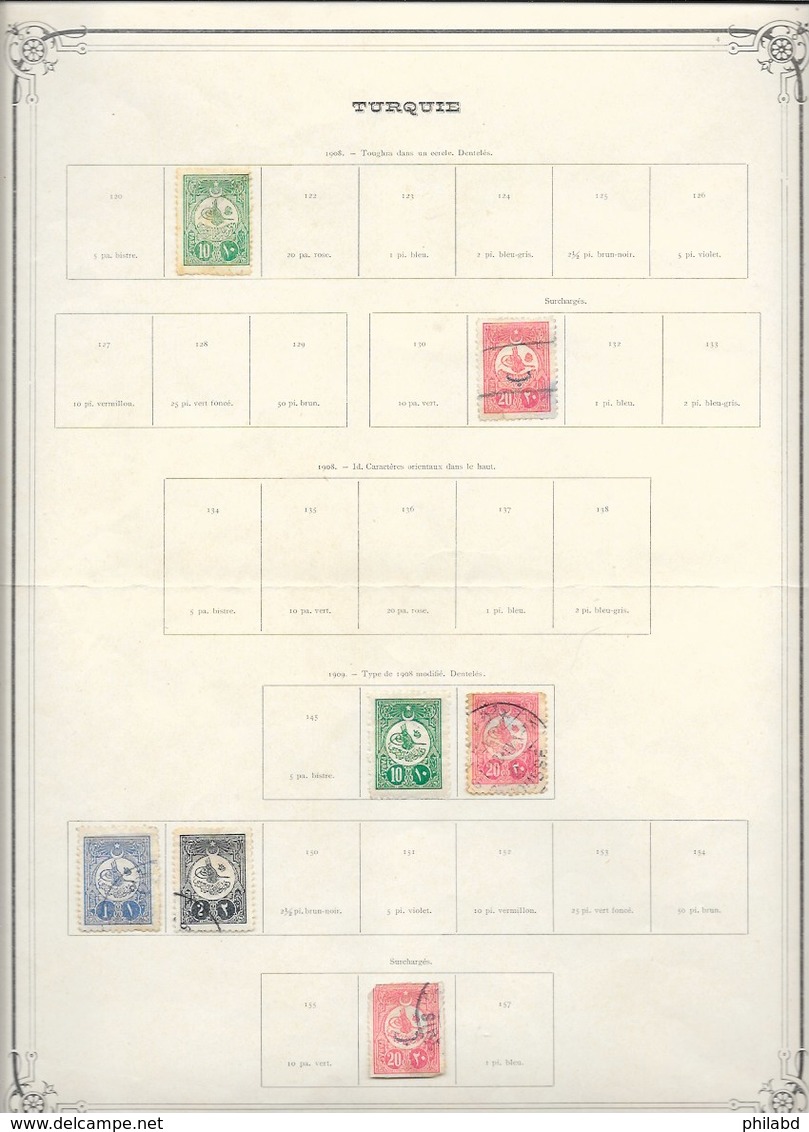 Turquie Classiques Lot 1862-1909 - Oblitérés