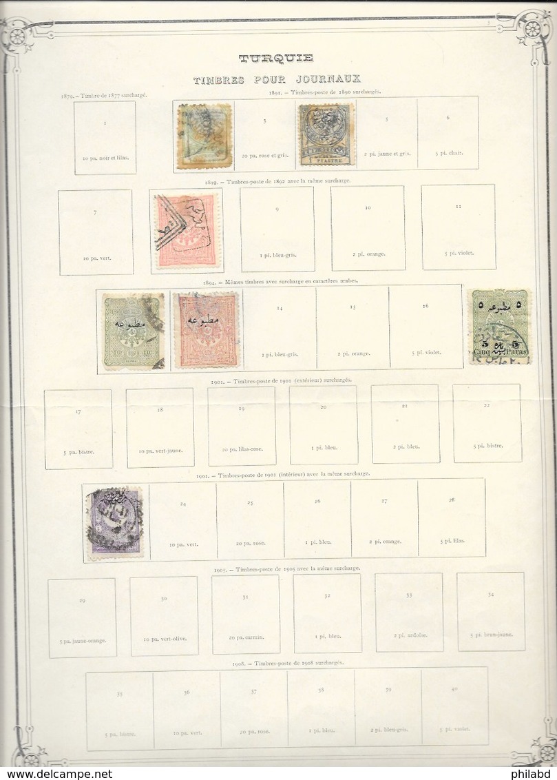 Turquie Classiques Lot 1862-1909 - Oblitérés