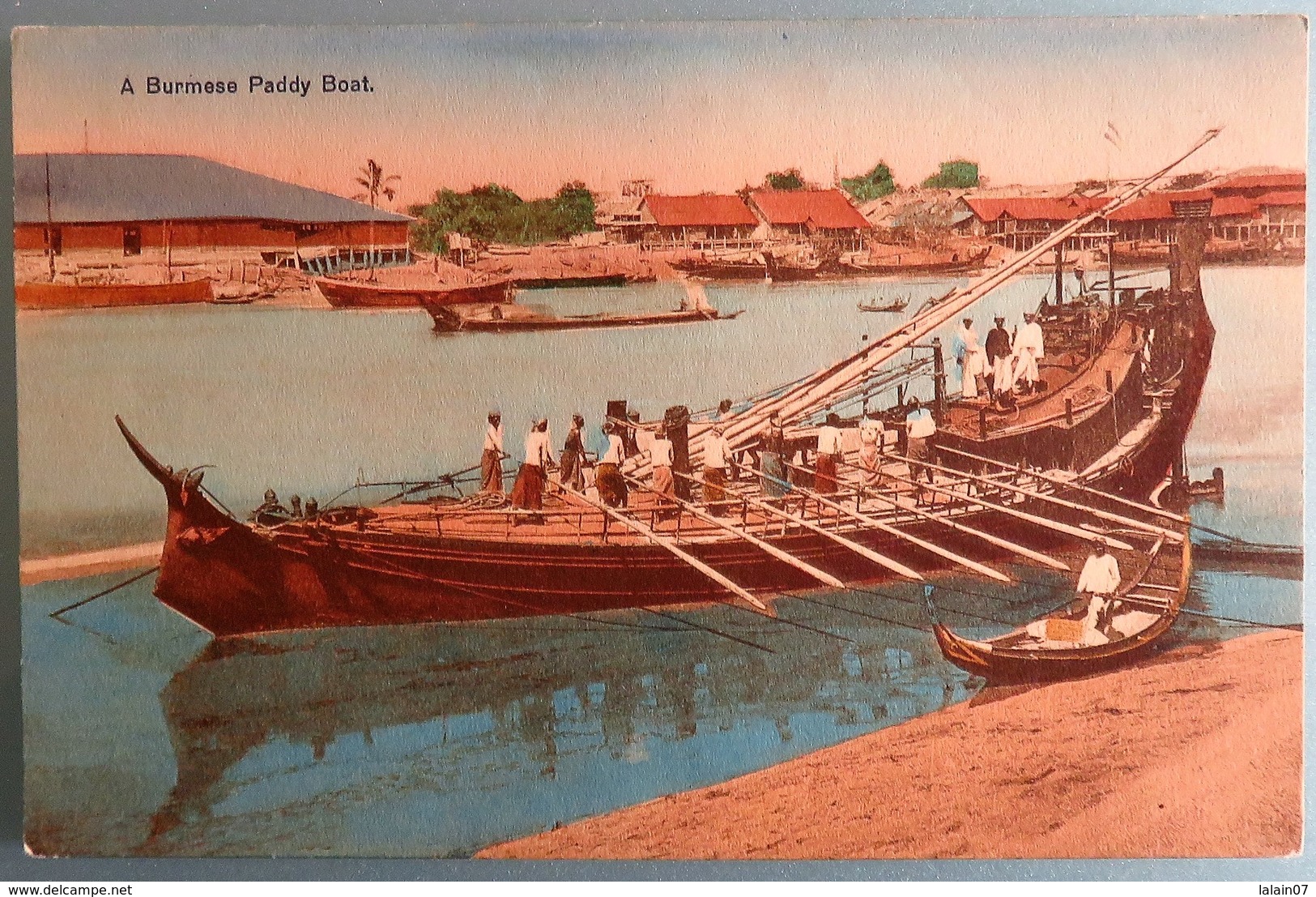 C. P. A. : Myanmar, Burma : A Burmese Paddy Boat - Myanmar (Burma)