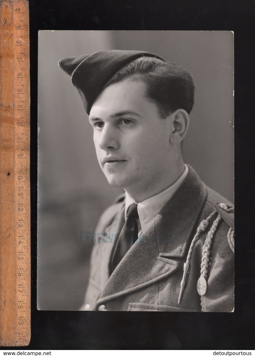 Photographie Originale  : Jeune Soldat Militaire / Studio Photographe R PAUL Rue De La Ville SAINT ST ETIENNE Loire - Guerra, Militares