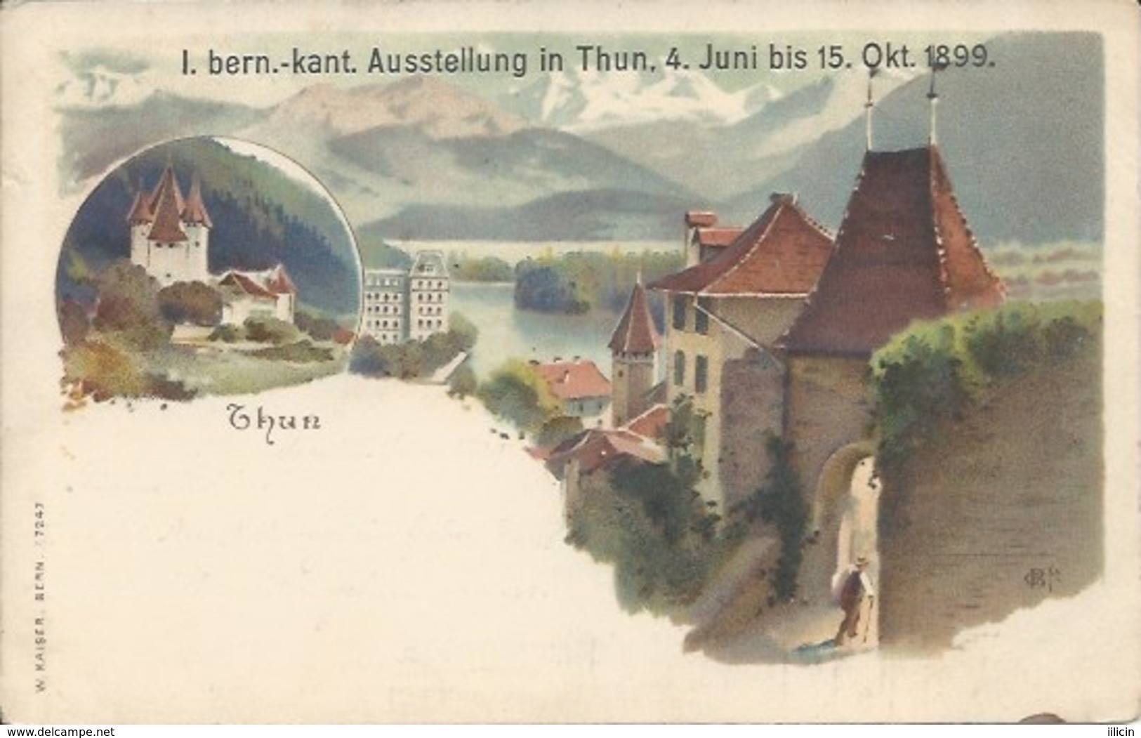 Postcard RA012836 - Switzerland (Helvetia / Suisse / Schweiz / Svizzera) Thun (Thoune) - Thoune / Thun