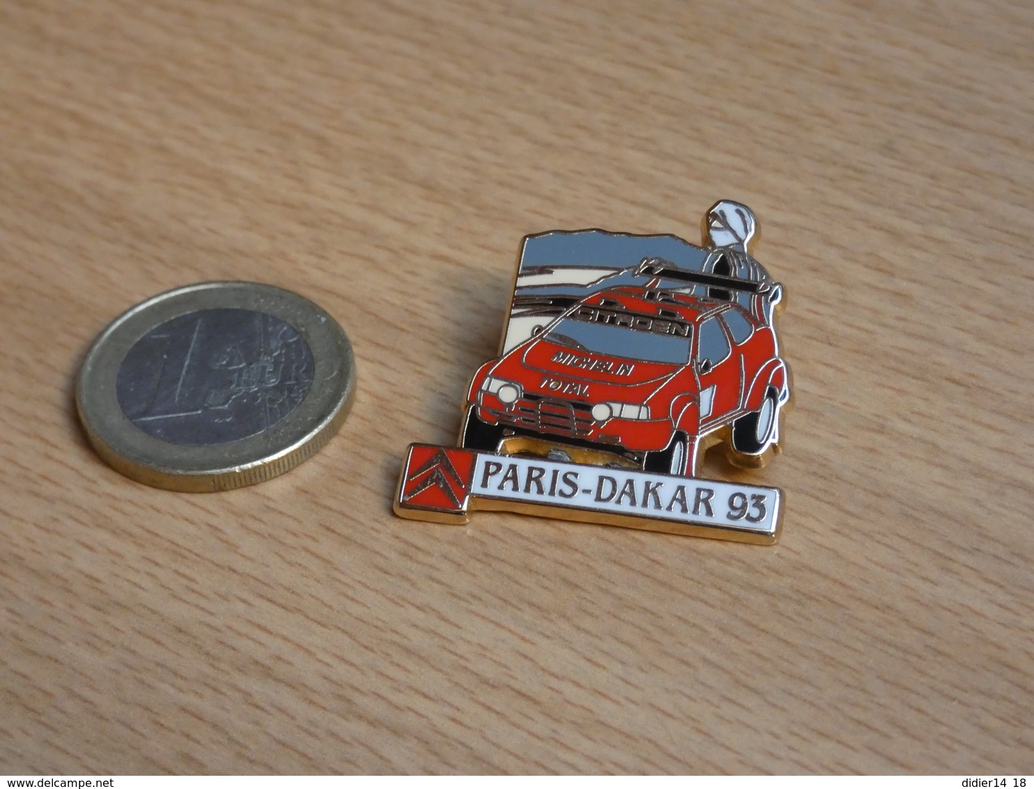 AUTOMOBILE  RALLYE . PARIS DAKAR 1993. CITROEN TOTAL MICHELIN. ZAMAC. - Rallye