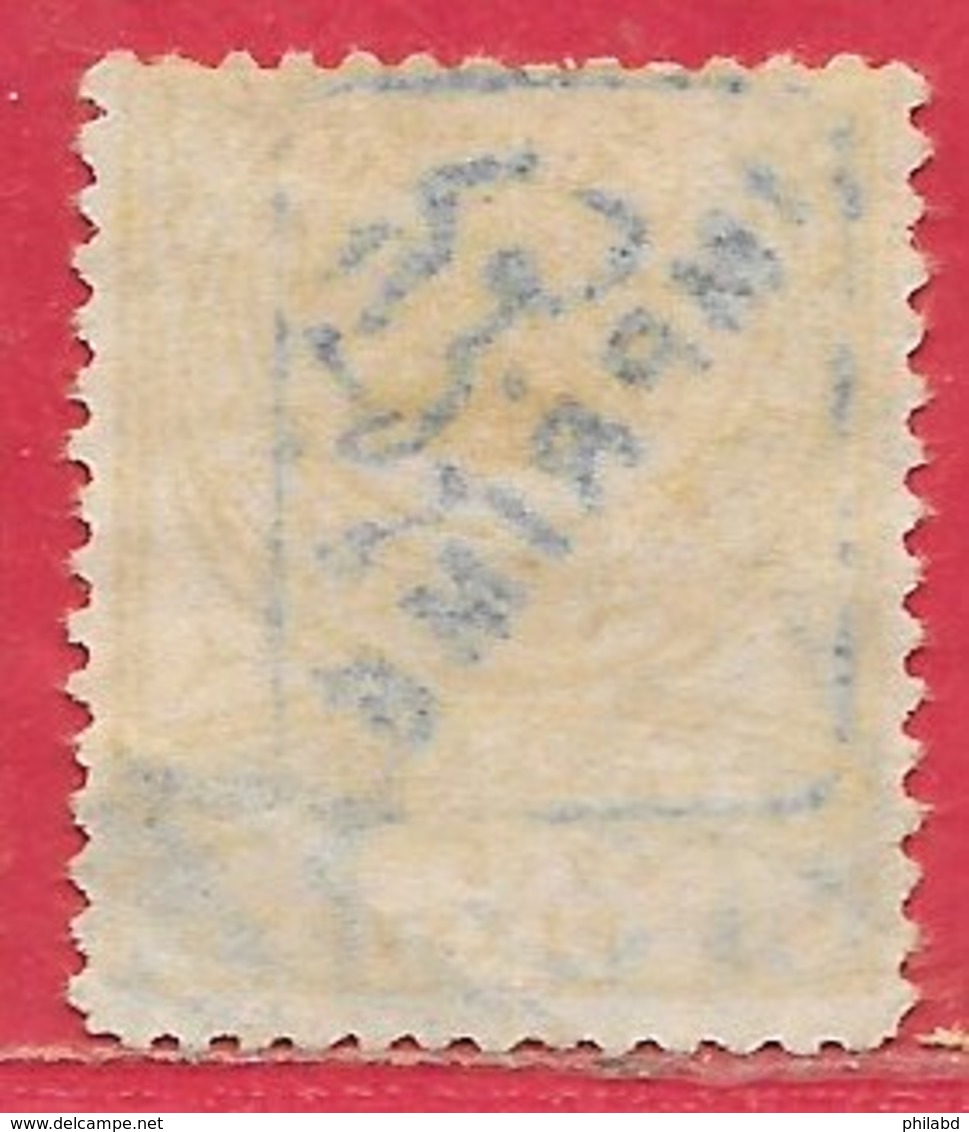 Turquie Journaux N°5 2P Jaune_olive & Gris (surcharge Bleue) 1891 O - Gebraucht