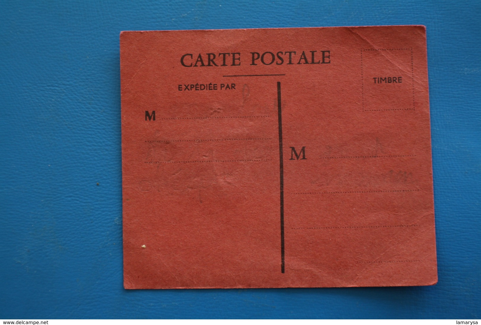 Poste Enfantine - Carte Postale  --- France Pseudo Entiers Postaux Document De La Poste Pr Apprentis Postiers FRANCE - - Pseudo-entiers Privés