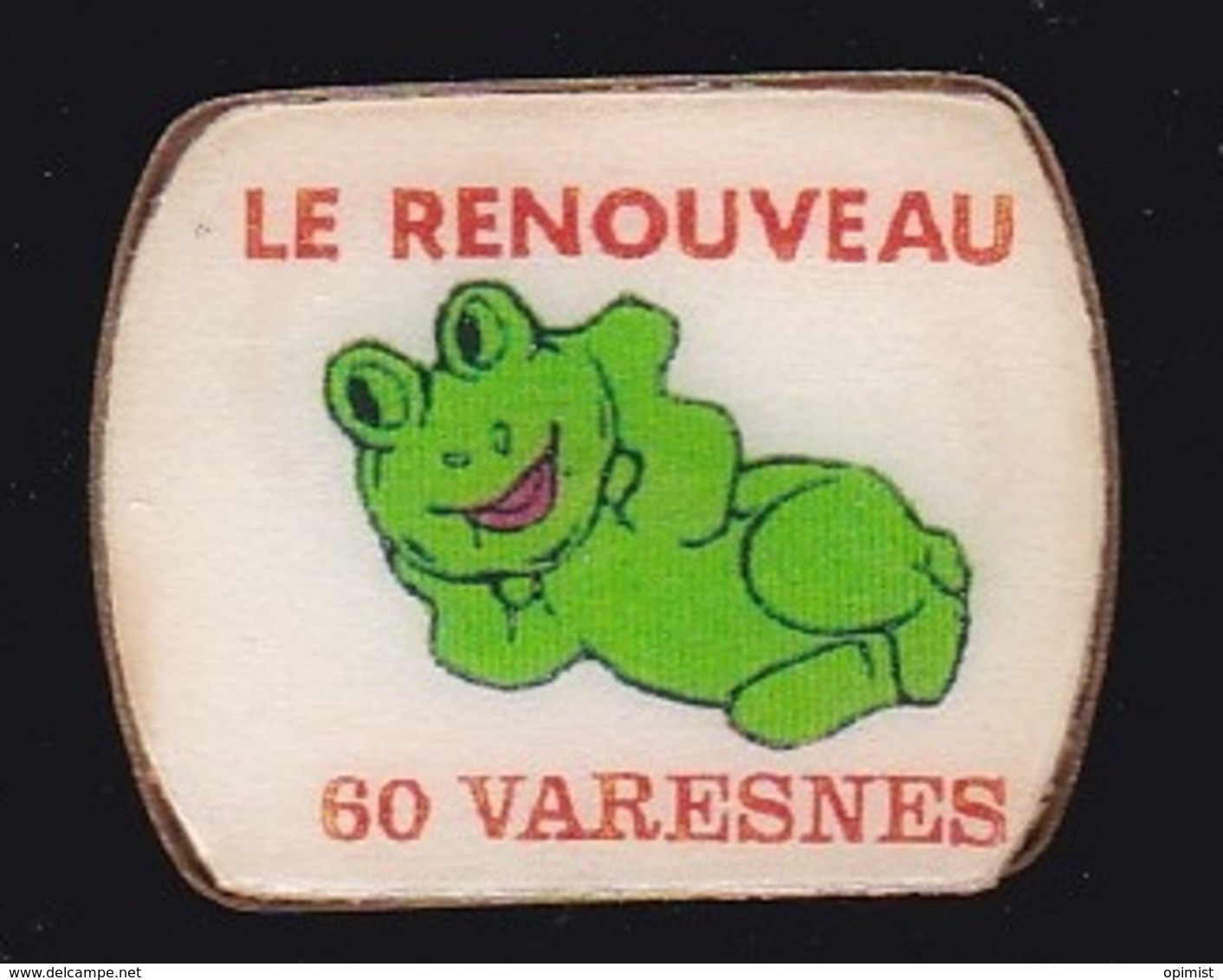 63890- Pin's -Le Renouveau Varesnois à Varesnes Associations Culturelles.Grenouille. - Villes