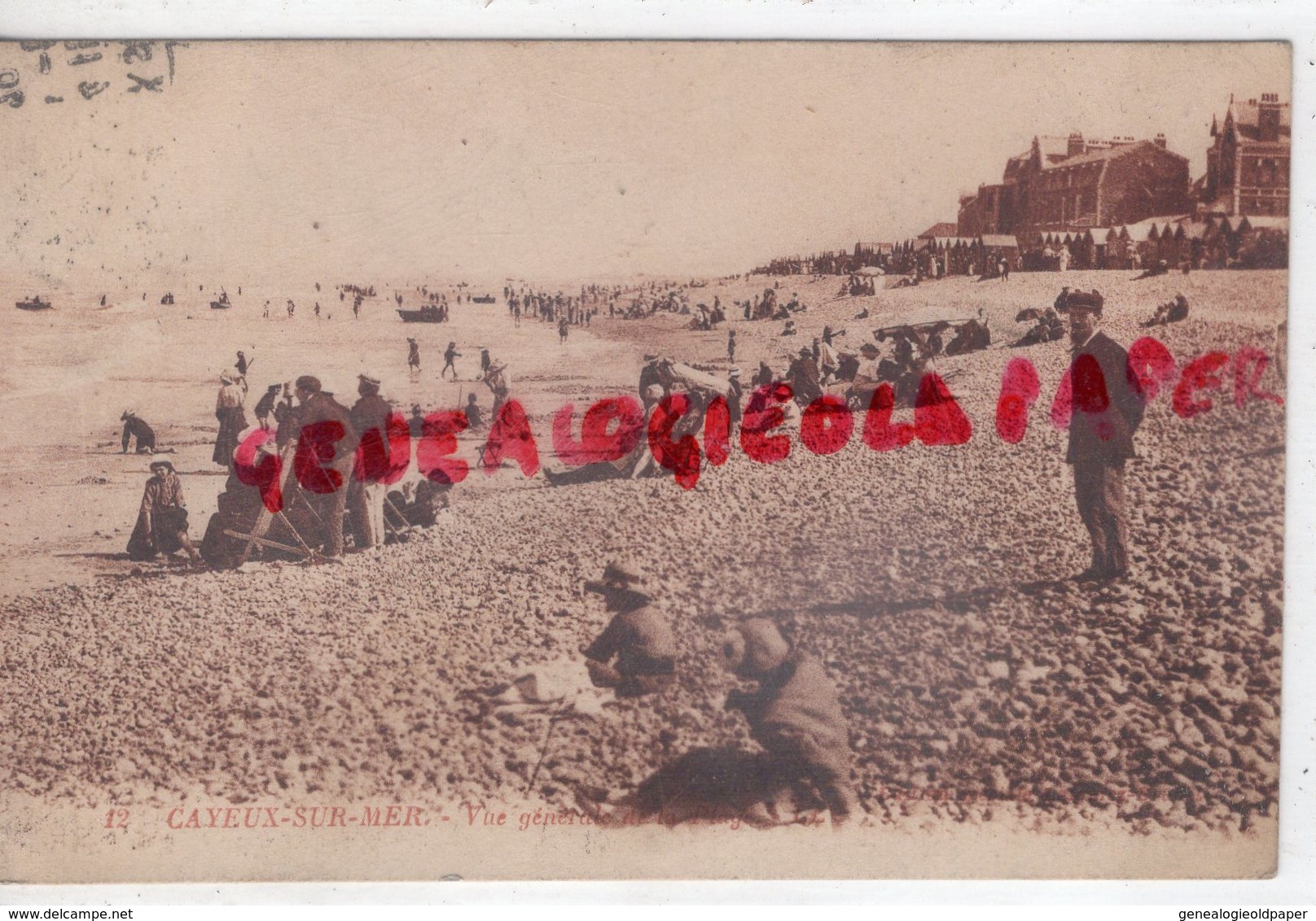 80 - CAYEUX SUR MER - VUE GENERALE DE LA PLAGE   - SOMME - Cayeux Sur Mer