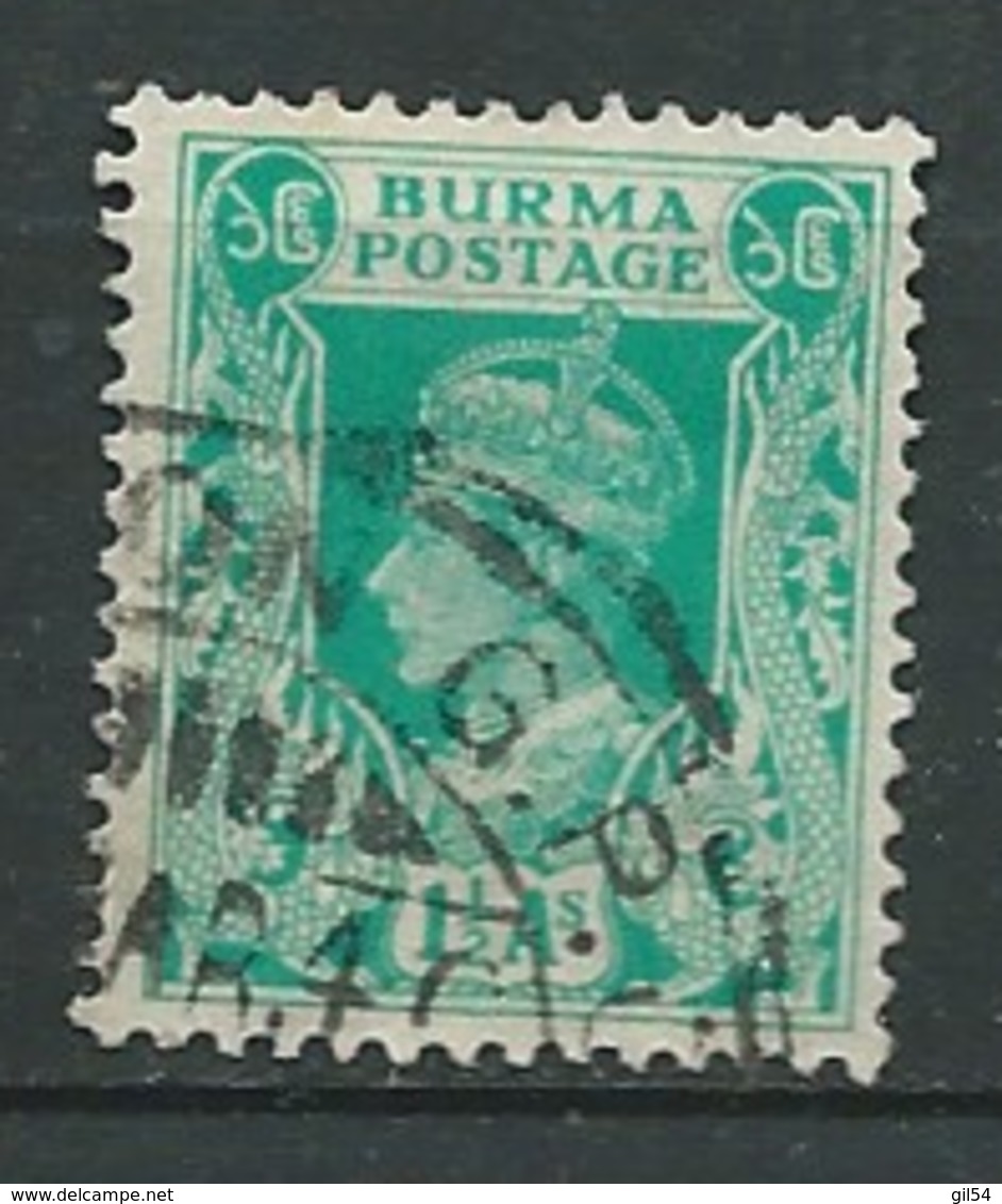 Birmanie   - Yvert N°  23 Oblitéré  -   Aab 28210 - Birmanie (...-1947)