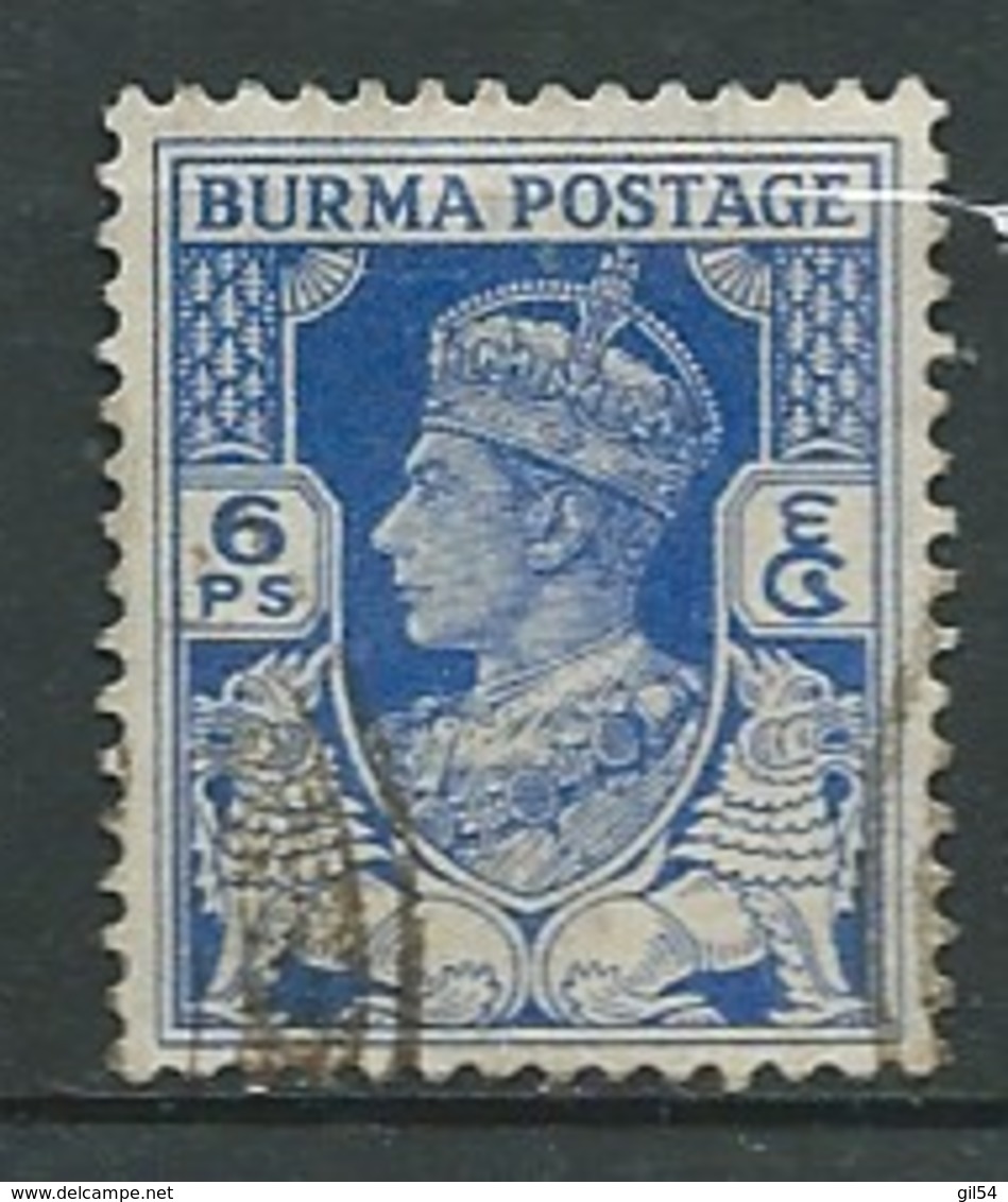 Birmanie   - Yvert N°  20 Oblitéré  -   Aab 28211 - Birmania (...-1947)