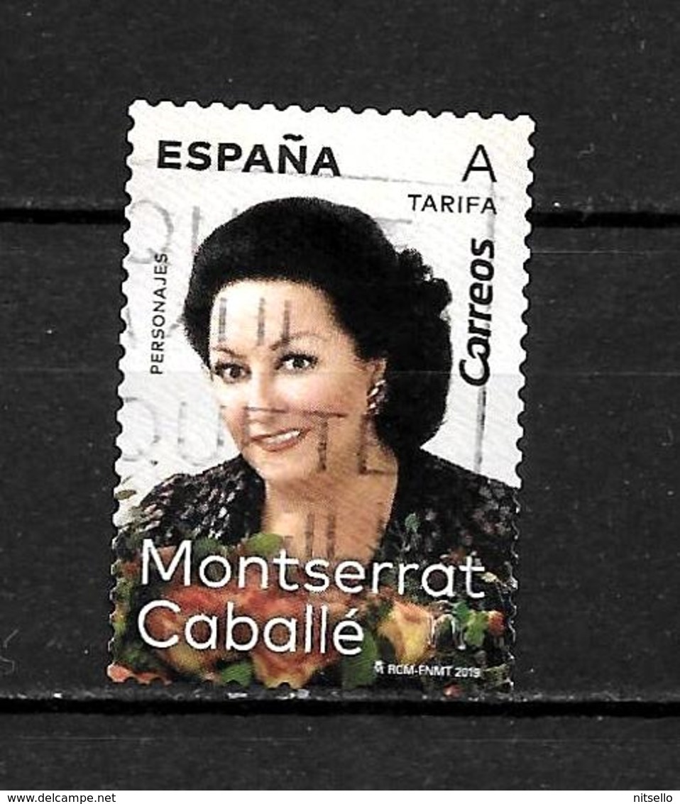 LOTE 2030 ///  ESPAÑA 2019  MONTSERRAT CABALLE  ¡¡¡ OFERTA - LIQUIDATION !!! JE LIQUIDE !!! - Gebruikt