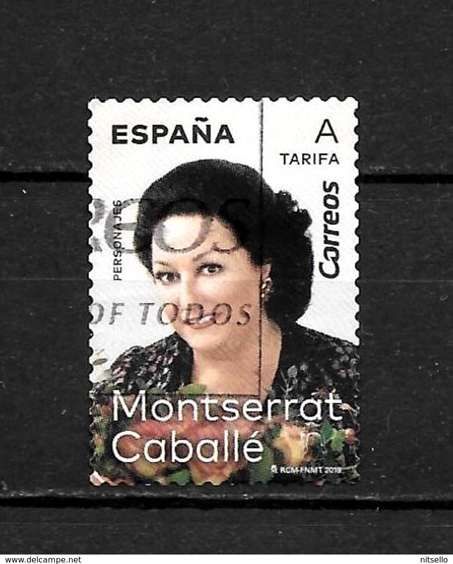 LOTE 2030 ///  ESPAÑA 2019  MONTSERRAT CABALLE  ¡¡¡ OFERTA - LIQUIDATION !!! JE LIQUIDE !!! - Used Stamps