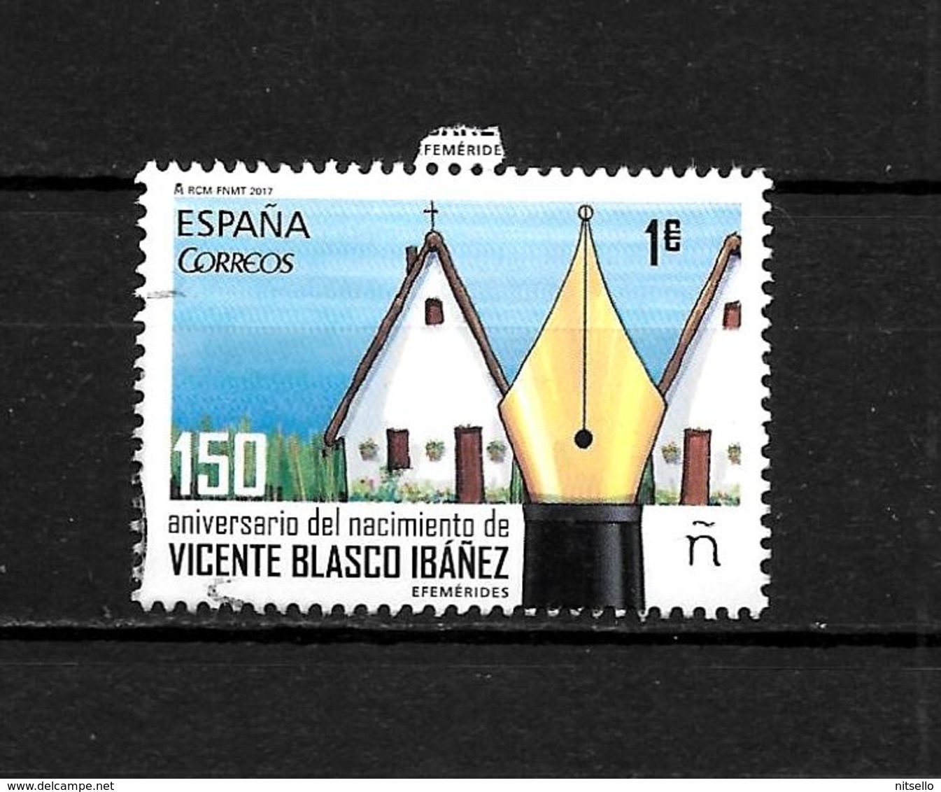 LOTE 2031 ///  ESPAÑA 2017  ANIVERSAR. NACIMIENTO DE BLASCO IBAÑEZ  ¡¡¡ OFERTA - LIQUIDATION !!! JE LIQUIDE !!! - Used Stamps