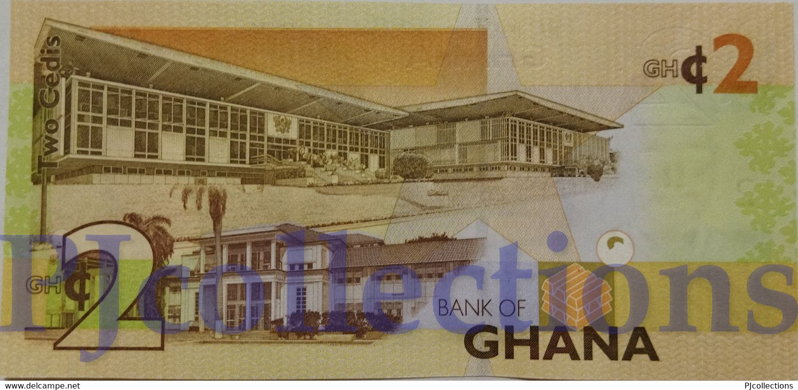 GHANA 2 CEDIS 2010 PICK 37Aa UNC - Ghana