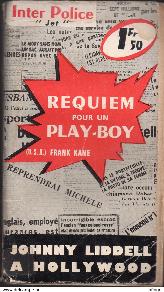 Requiem Pour Un Play-boy Par Frank Kane - Presses Internationales - Inter Police Jet N°81 - Presses Internationales