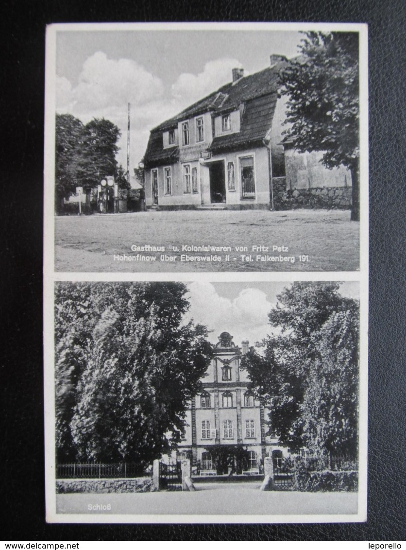 AK EBERSWALDE HOHENFINOW Gasthaus Petz Postablage 1942   /  D*43547 - Eberswalde