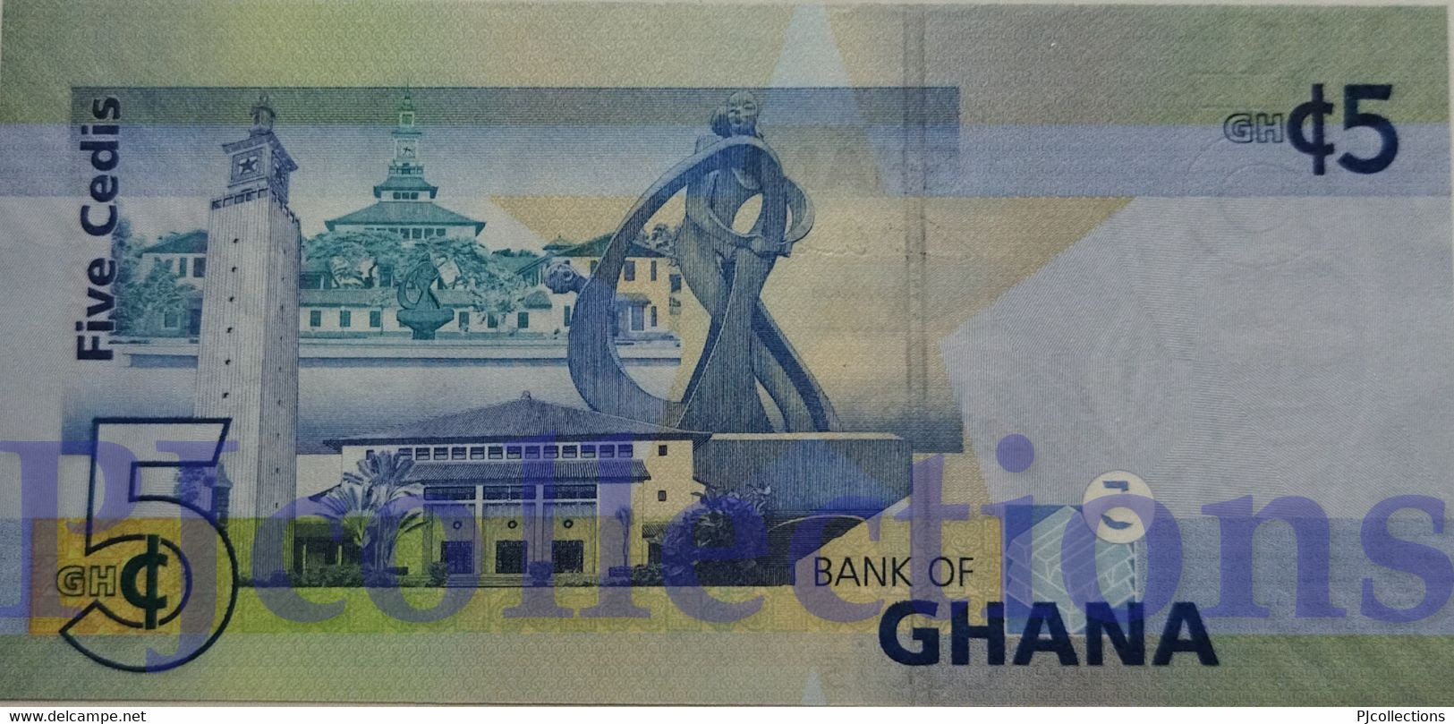 GHANA 5 CEDIS 2007 PICK 38a UNC - Ghana