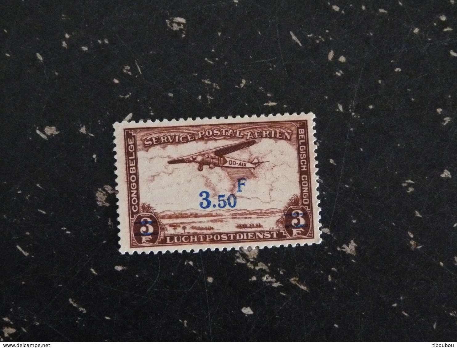BELGISCH CONGO BELGE YT PA 17 NSG - AVION SUR LE CONGO - Unused Stamps