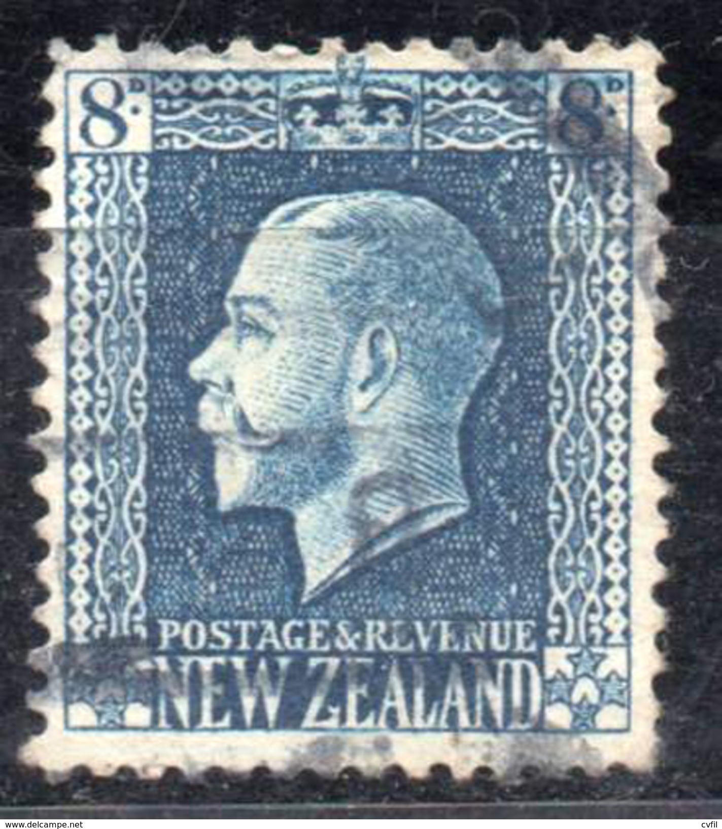 NEW ZEALAND 1921. Copy Of 8D George V, Perforated 14 X 14½ - Gebruikt