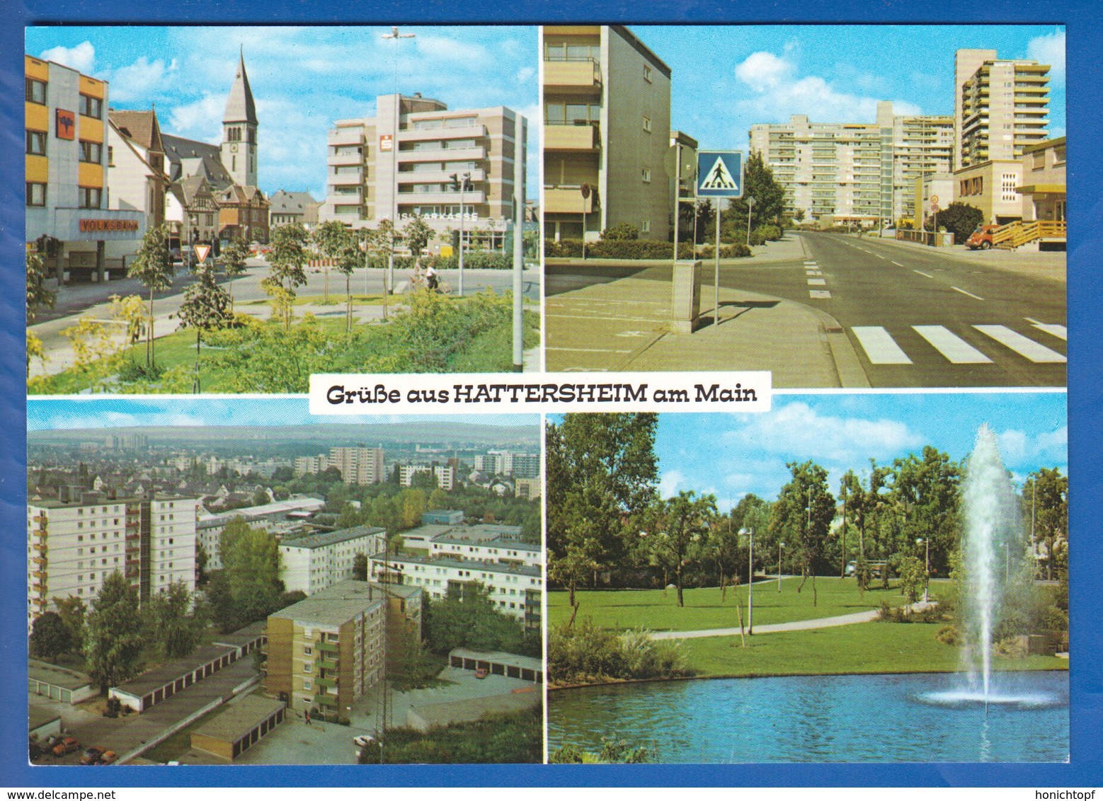 Deutschland; Hattersheim Am Main; Multibildkarte - Hattersheim
