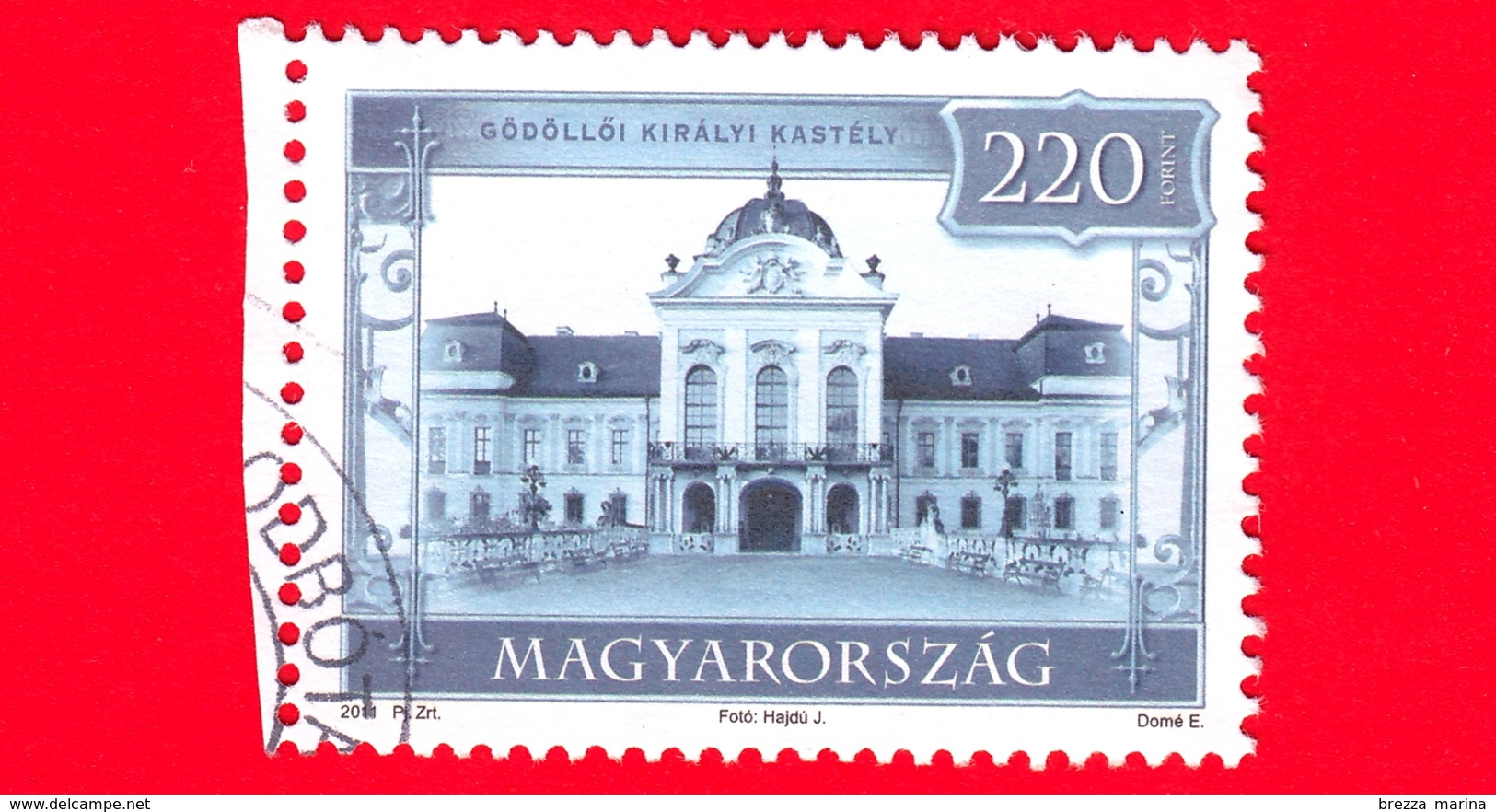 UNGHERIA - Usato - 2011 - Turismo - Castello - Palazzo Reale Di Godollo - 220 - Used Stamps