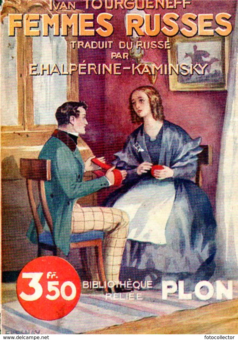 Bibliothèque Reliée Plon N° 153 : Femmes Russes Par Tourgueneff - Autres & Non Classés