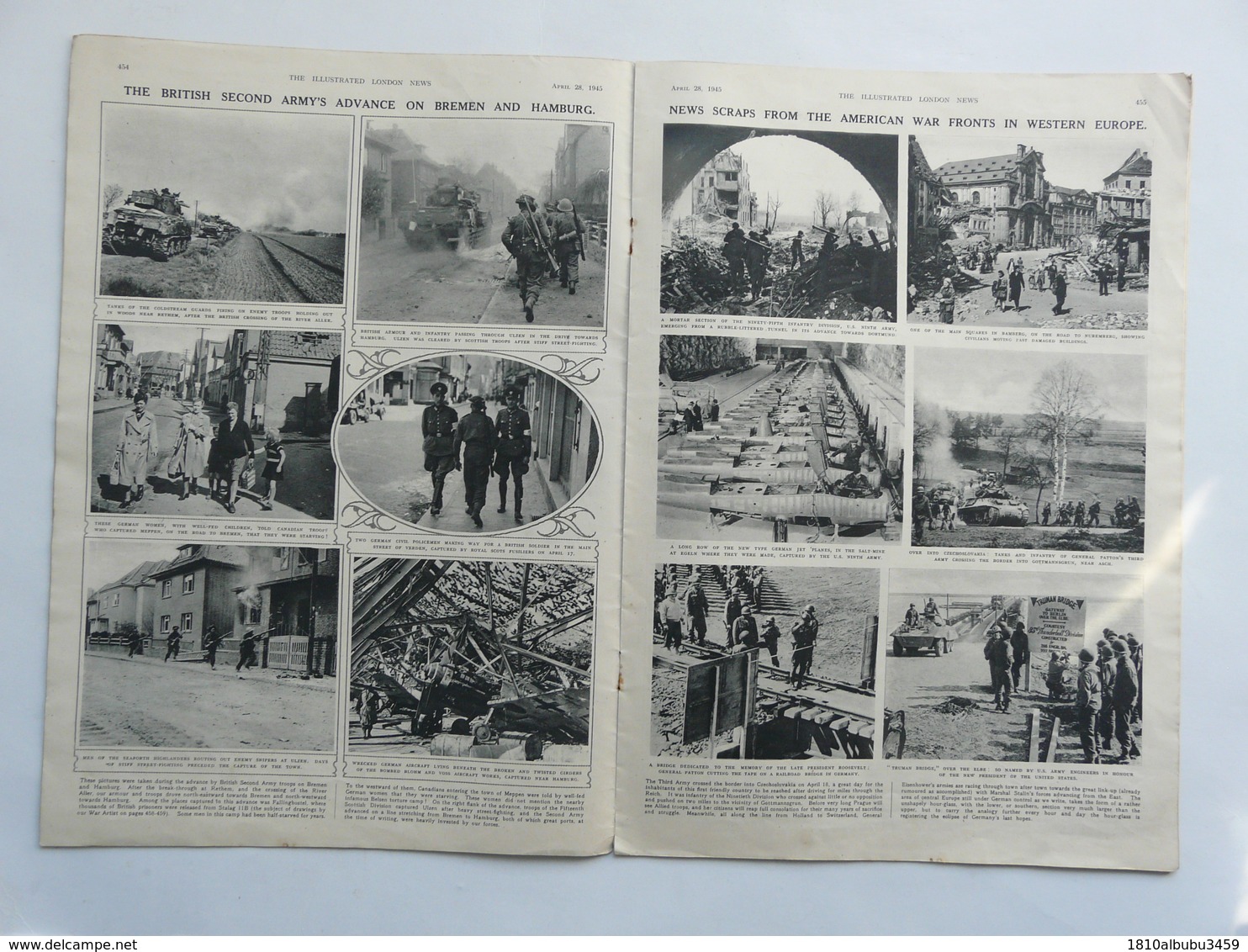 HEBDOMADAIRE - THE ILLUSTRATED LONDON NEWS : The War Ccompletely And Exclusively Illustrated - Guerra 1939-45