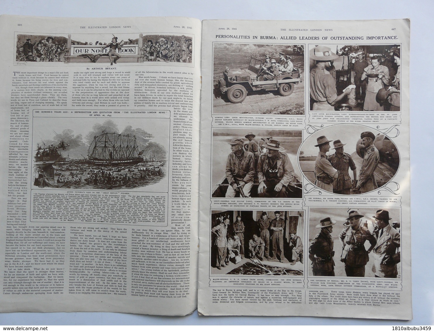 HEBDOMADAIRE - THE ILLUSTRATED LONDON NEWS : The War Ccompletely And Exclusively Illustrated - Weltkrieg 1939-45