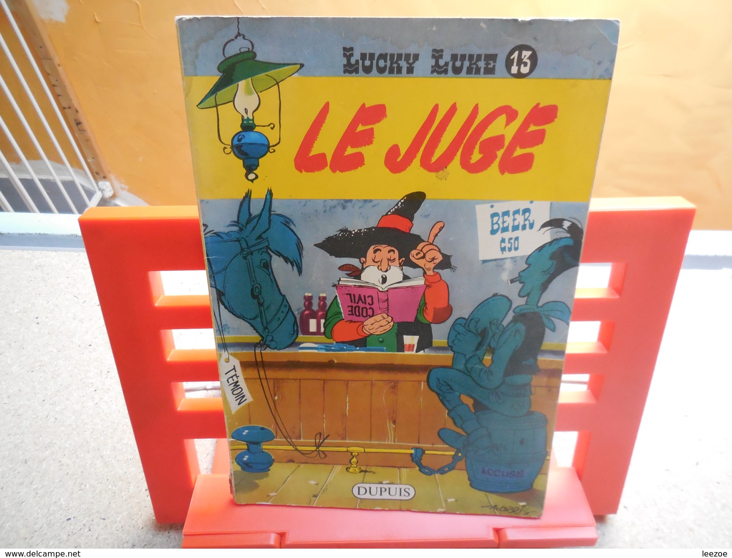 Lucky Luke N°13. Le Juge, René Goscinny Et Morris  Chez Dupuis - 1964.....3B0420 - Lucky Luke