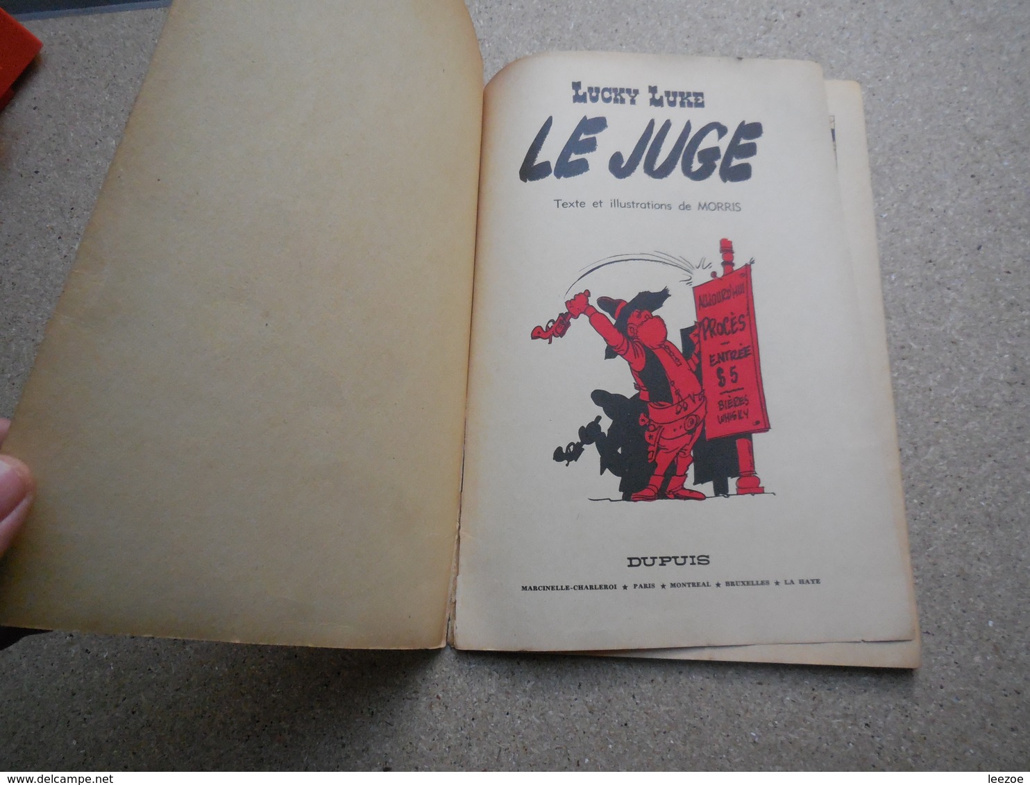 Lucky Luke N°13. Le Juge, René Goscinny Et Morris  Chez Dupuis - 1964.....3B0420 - Lucky Luke