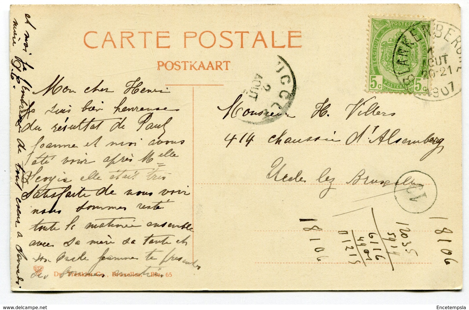 CPA - Carte Postale - Belgique - Blankenberghe - Le Pier - 1907 (SVM12021) - Blankenberge