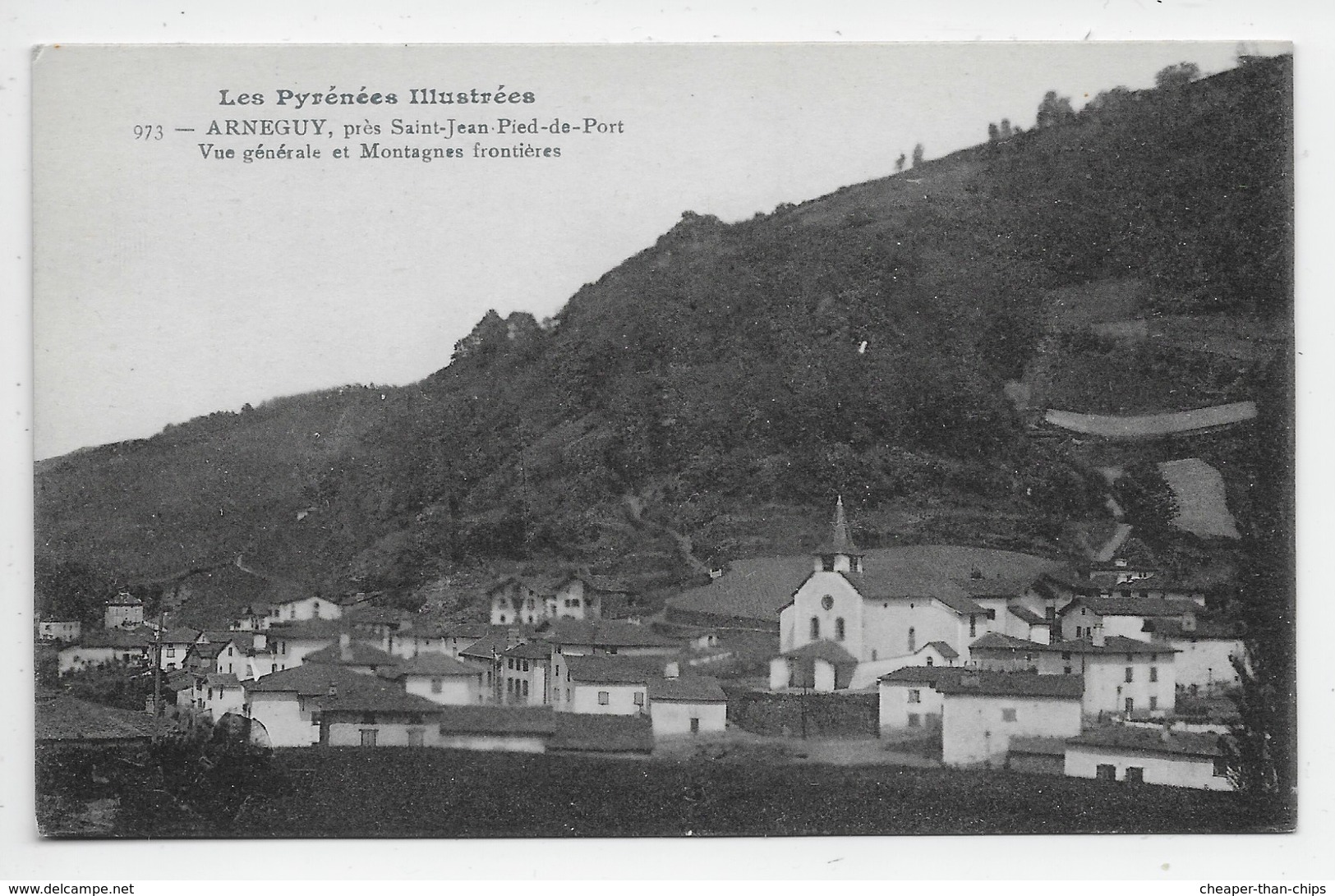 Arneguy - Vue Generale Et Montagnes Frontieres - Arnéguy