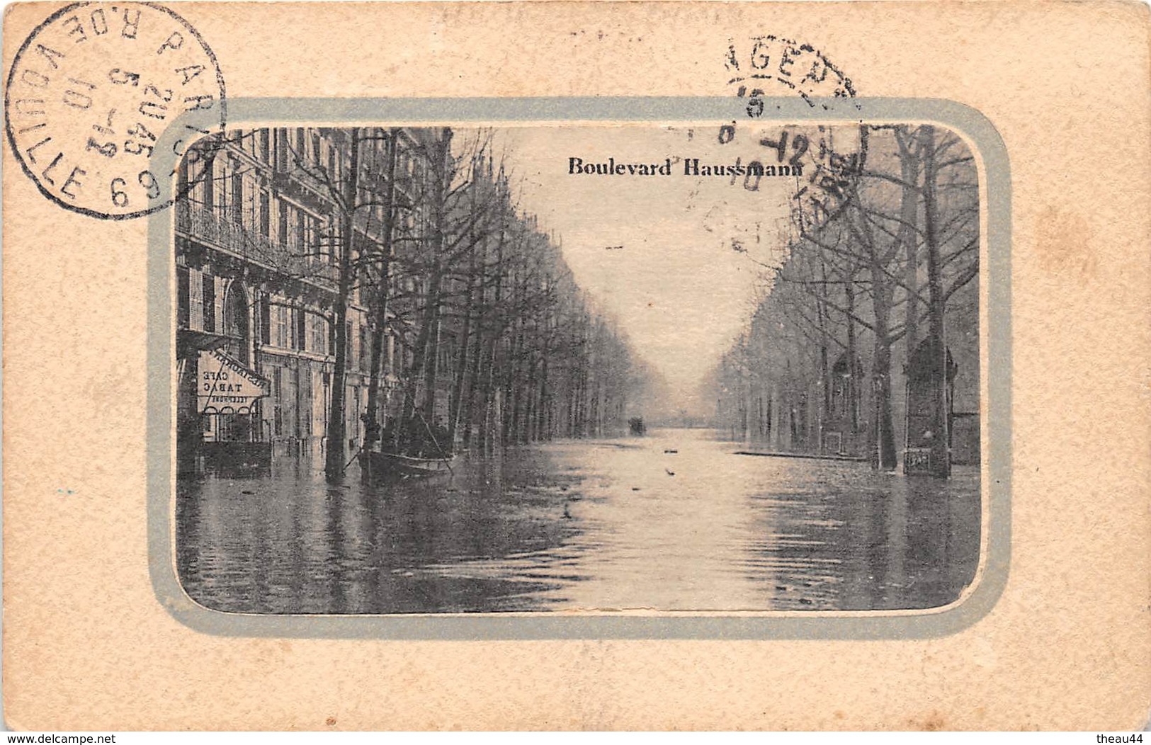 ¤¤  -   PARIS   -   Boulevard Haussmann   -  Inondations 1910    -  ¤¤ - Arrondissement: 15