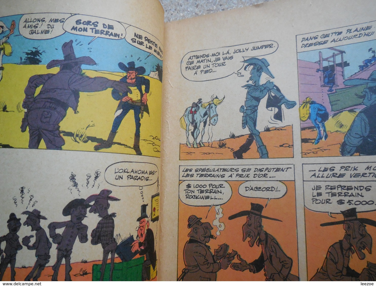 Lucky Luke n°14. Ruée sur l'Oklahoma, René Goscinny et Morris - 1964...3B0420