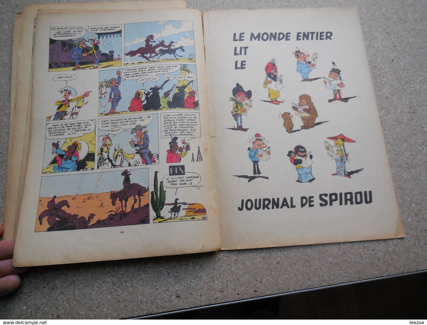 Lucky Luke n°14. Ruée sur l'Oklahoma, René Goscinny et Morris - 1964...3B0420