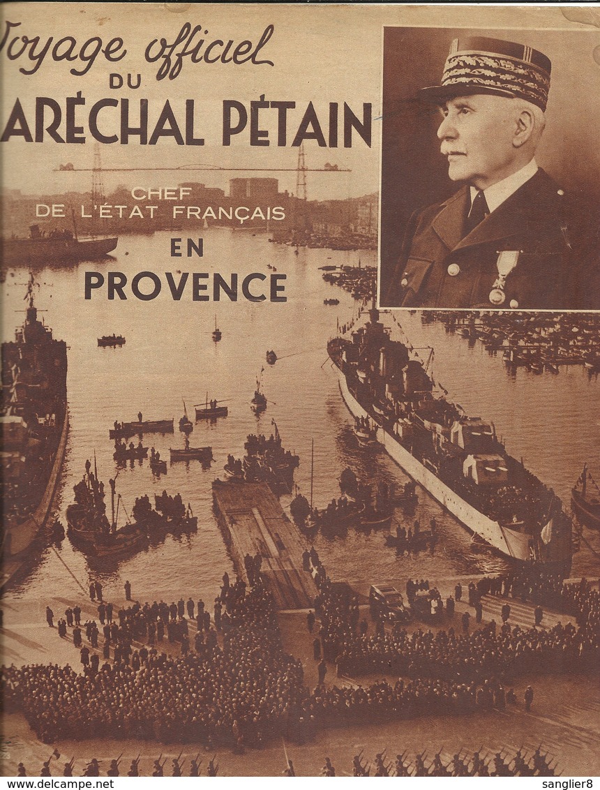 - GUERRE 1939/1945 - Livret Spécial De La Visite Du Maréchal PETAIN En PROVENCE - 1939-45