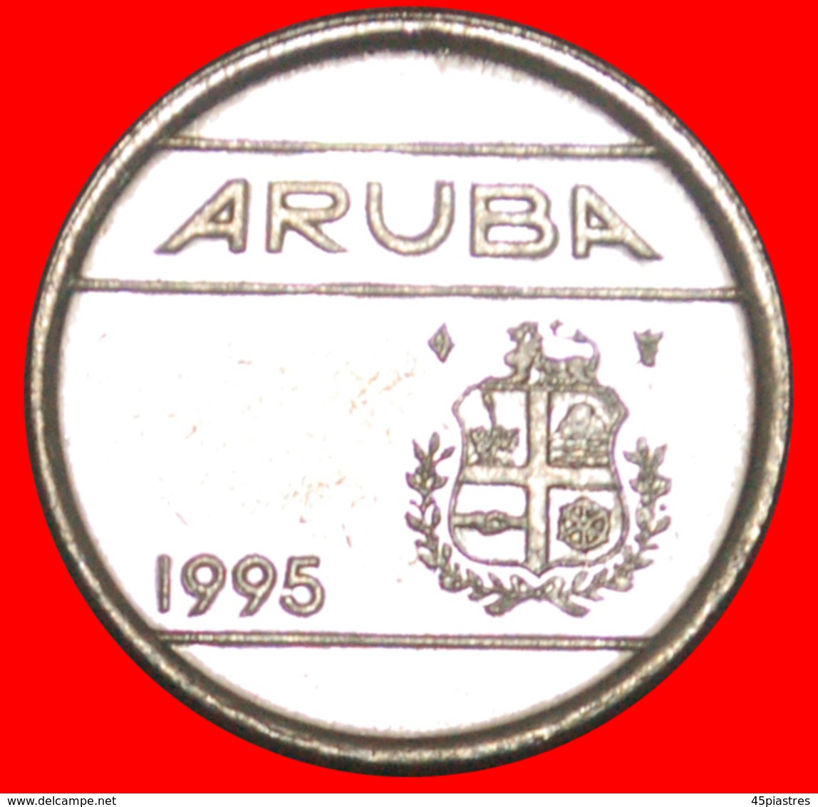 · NETHERLANDS: ARUBA ★ 5 CENTS 1995 MINT LUSTER! LOW START ★ NO RESERVE! - Aruba