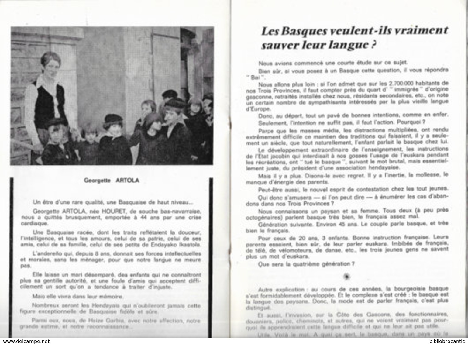 REVUE "HAIZE GARBIA"n°22/1°Tr. 1979 - EUSKARA-ZAINDU-ETA-AZKARTU - Pays Basque