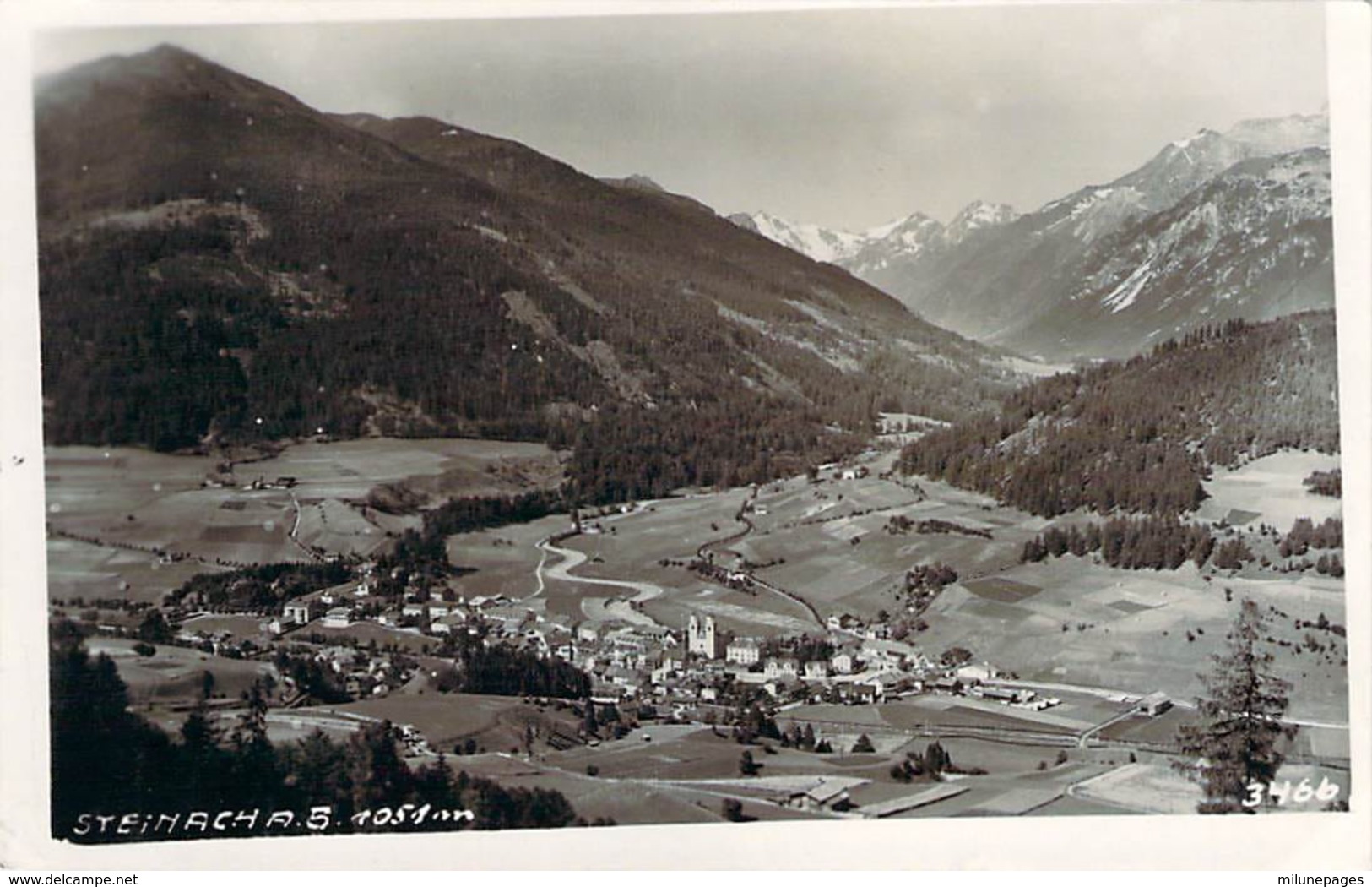 AUTRICHE AUSTRIA  Carte Photo Panorama STEINACH Am BRENNER - Steinach Am Brenner