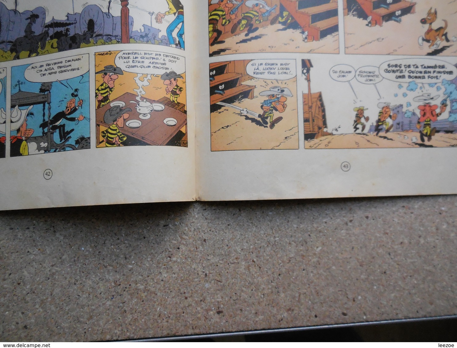 EO Lucky Luke n°17. Sur la piste des Dalton, René Goscinny et Morris, Dupuis - 1962..3B0420