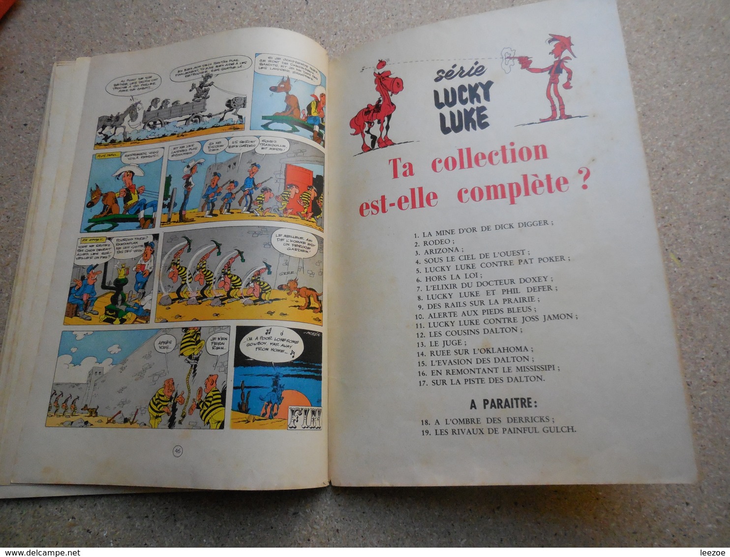 EO Lucky Luke n°17. Sur la piste des Dalton, René Goscinny et Morris, Dupuis - 1962..3B0420