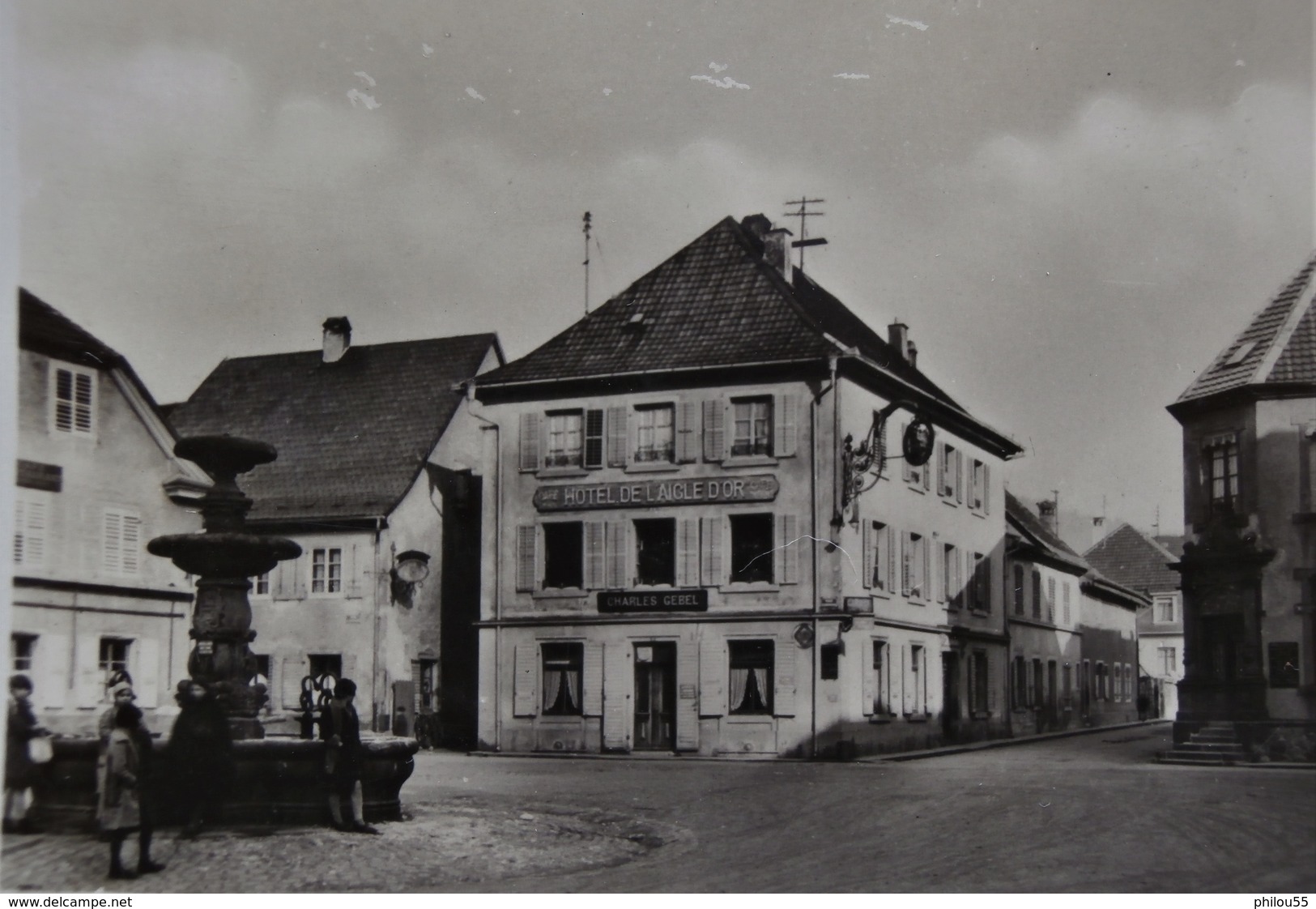 Cpa Photo 68 MASEVAUX Multivues Hotel  C. GEBEL Usine Gare  Wagons - Masevaux