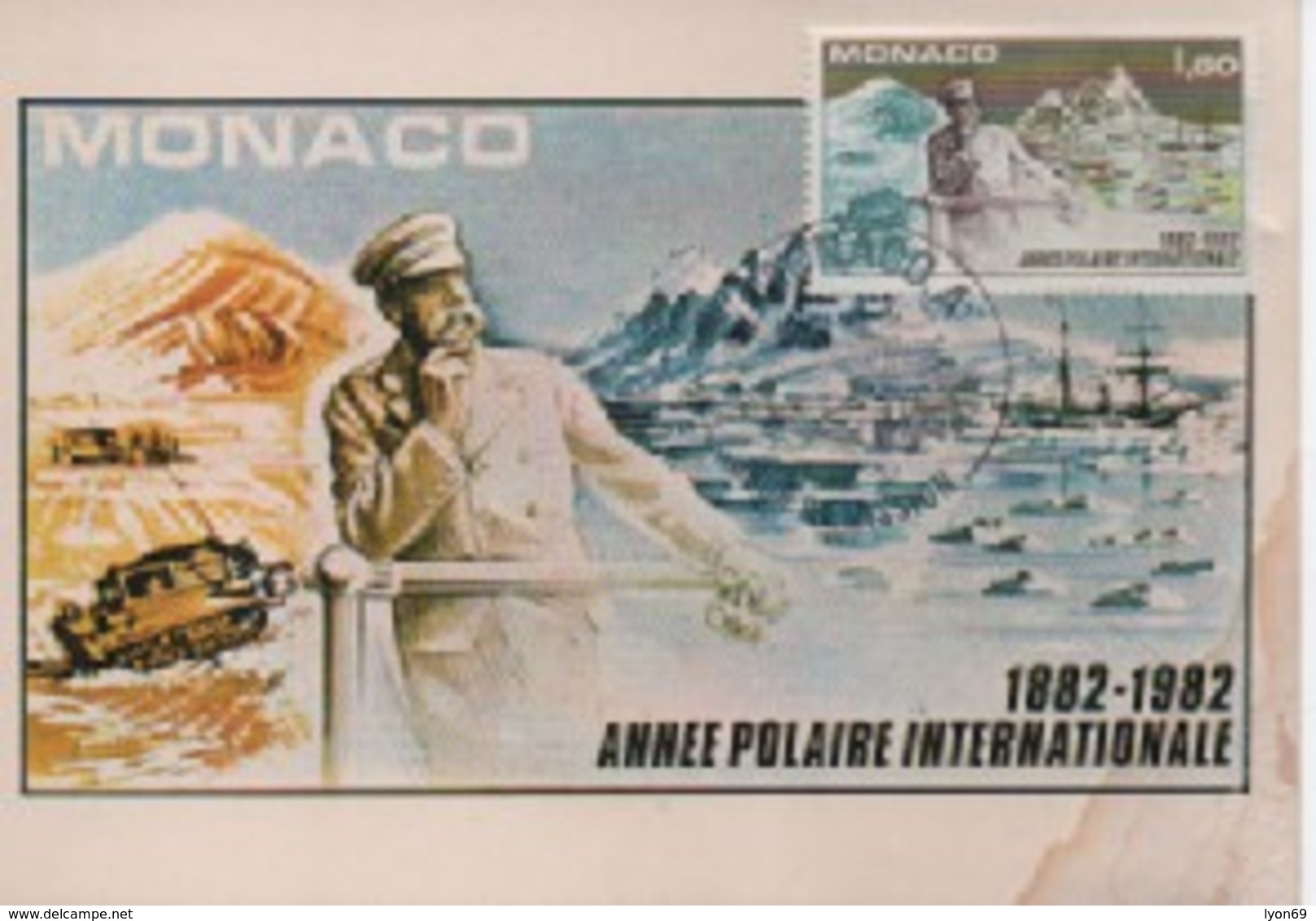 MONACO CARTE MAXIMUM  ANNEE PILAIRE     N° YVERT ET TELLIER     128 ET 11355  1982 - Maximum Cards