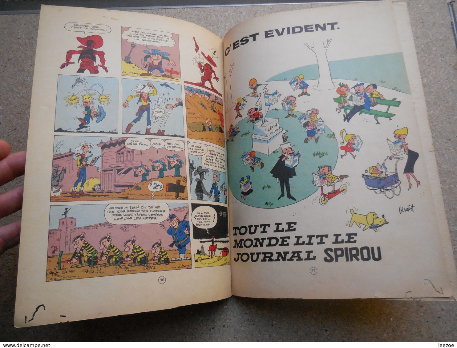 EO Lucky Luke n°15. L'évasion des Dalton,  René Goscinny et Morris, Dupuis - 1960..3B0420