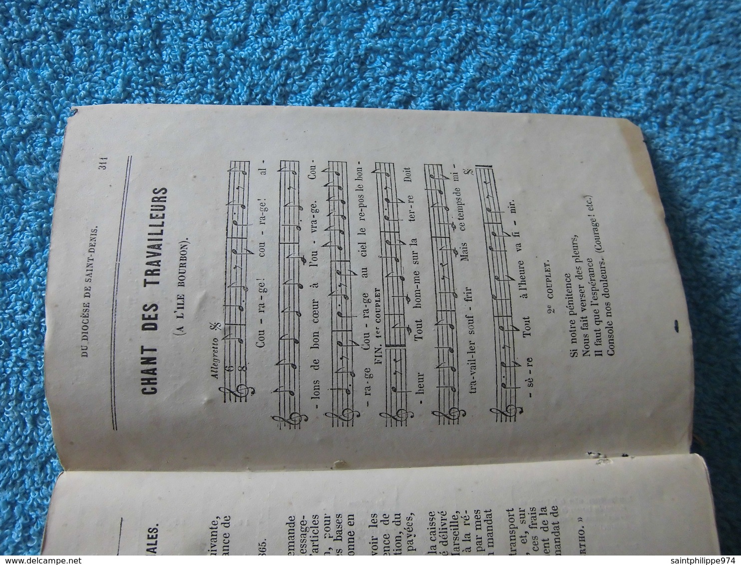 Réunion : rare ouvrage de 1866 "Almanach religieux de l'Ile Bourbon"