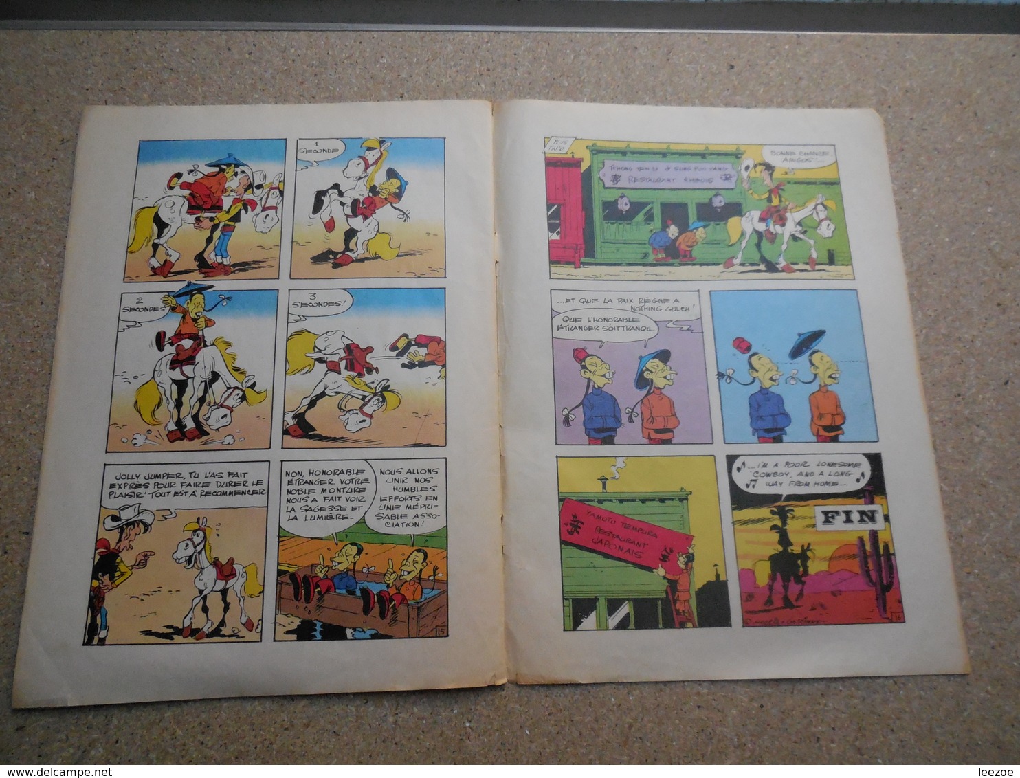 Lucky Luke (Pub Et Pastiches) Lucky Luke Et Le Piano ! De René Goscinny Et Morris, Chez Chevron 1976, Rare........3B0420 - Lucky Luke