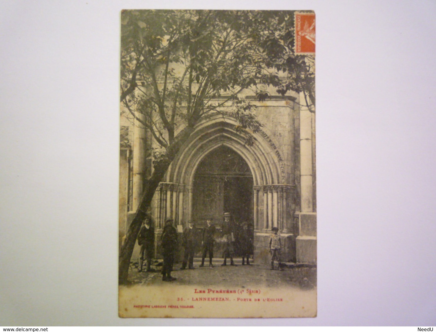GP 2020 - 2438  LANNEMEZAN  (Hautes-Pyrénées )  :  Porte De L'Eglise   1910   XXX - Lannemezan