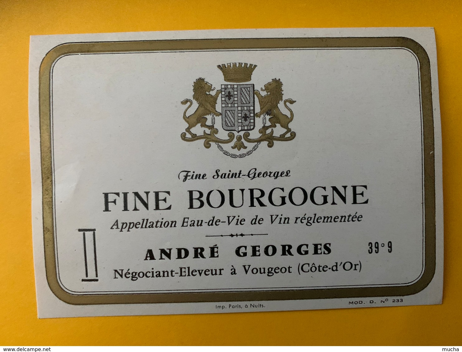 12995 - Fine Bourgogne 2 étiquettes - Andere & Zonder Classificatie