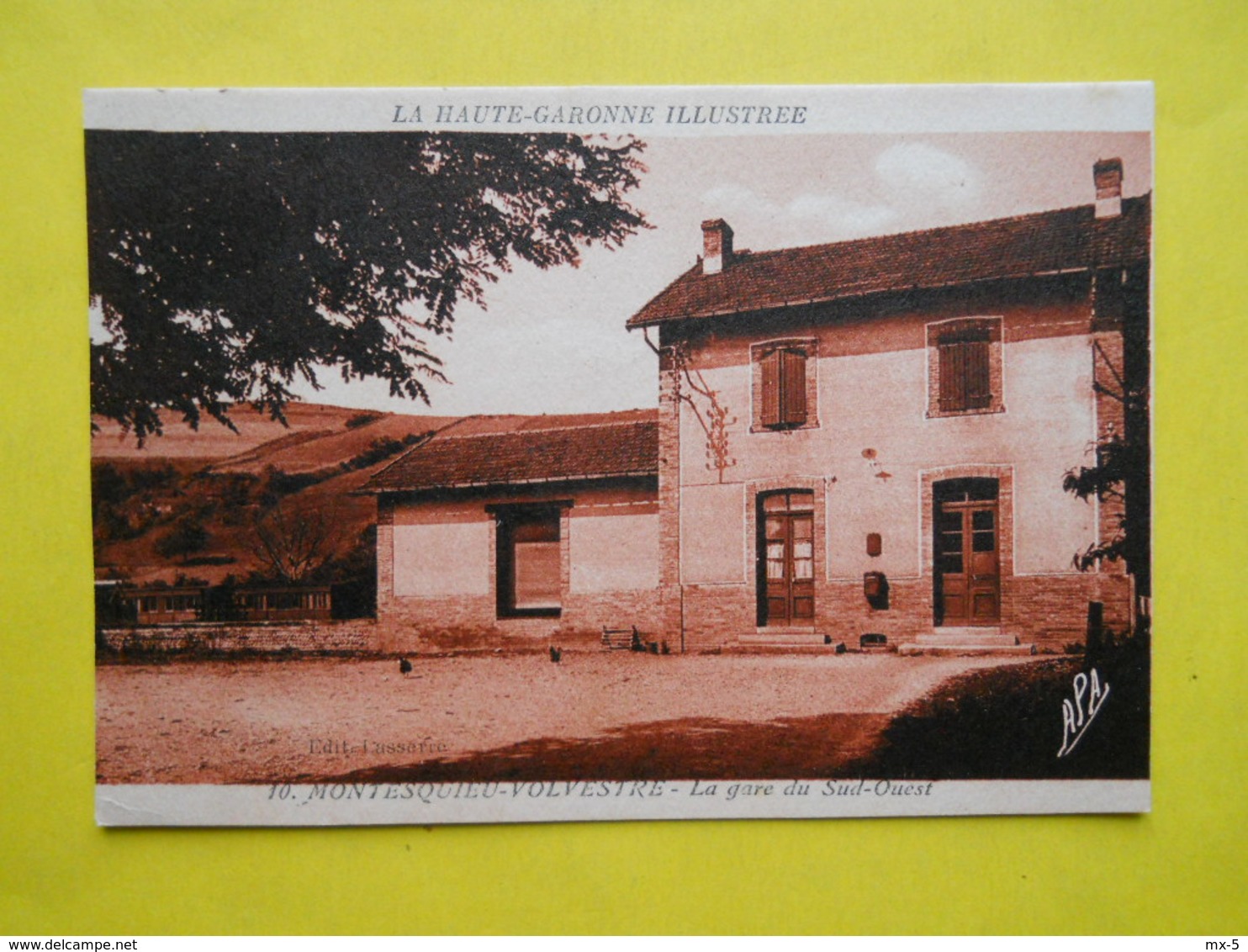 Montesquieu-Volvestre ,gare Sud-ouest ,état - Other & Unclassified