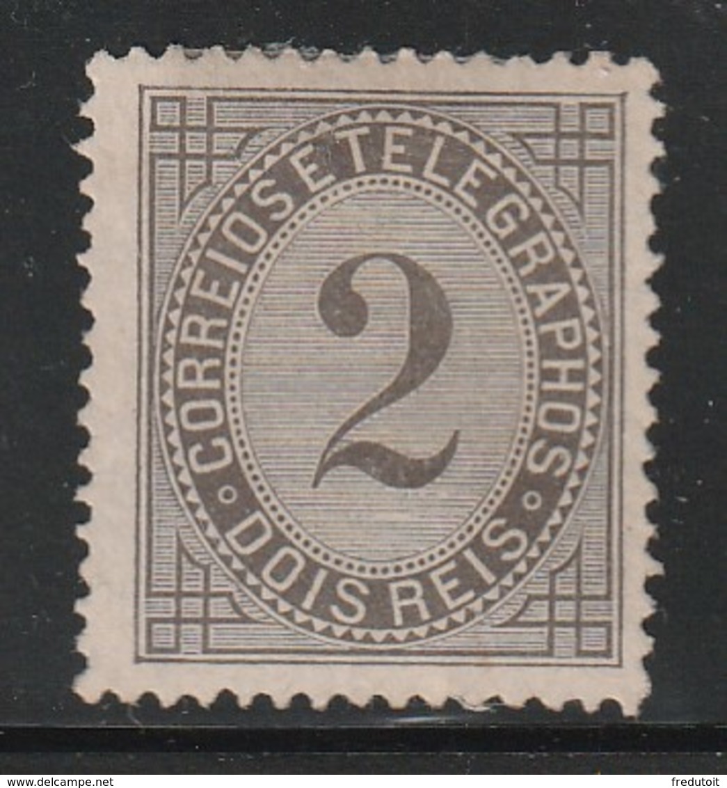 PORTUGAL - N°55 Nsg (1882-87) 2r Noir - Neufs